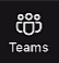 Teams icon, which looks like a group of three people with the word Teams underneath it.